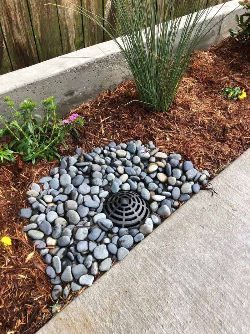 yard drain installation